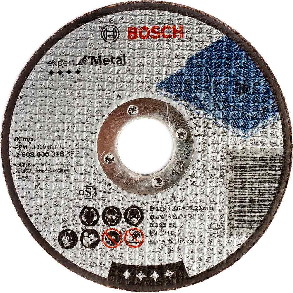 Круг отрезной Bosch металл Ф115х2,5 (318)